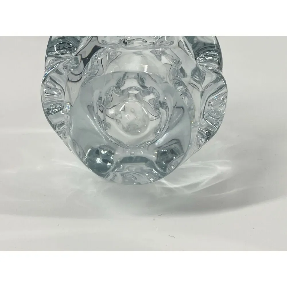 Vintage MCM Aseda Glass Scandinavian Swedish Vase Artist Börne Augustsson 10”